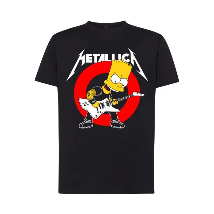 Camiseta Metallica Bart - musica rock and roll - 1