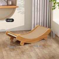 Silla De Descanso Para Gato Extra Grande Nido De Mascota Cama De Sisal Para Gatos Que No Descarta Polvo Tres Rondas De Pecho Madera Sofá Para Gatos - details 8