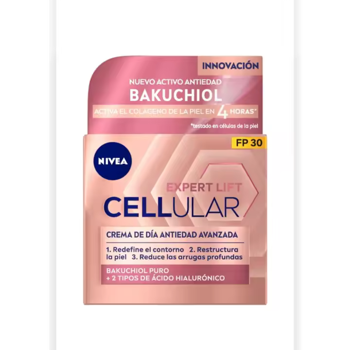 Nivea Cellular Expert Lift Crema de Día Antiedad Avanzada FP30 Con Bakuchiol Puro + 2 Tipos de Ácido Hialurónico 50ml - 1