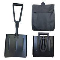 Shovel De Nieve Plegable De Aleación De Aluminio Ligera Herramienta Antideslizante Para Emergencias De Auto Y Camping - details 7