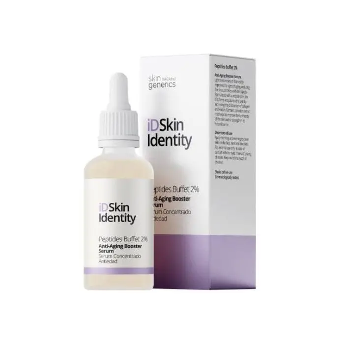 ID SKIN IDENTITY Sérum Antiedad Péptidos 2% – Tratamiento Reafirmante e Hidratante con Peptides Buffet - 1