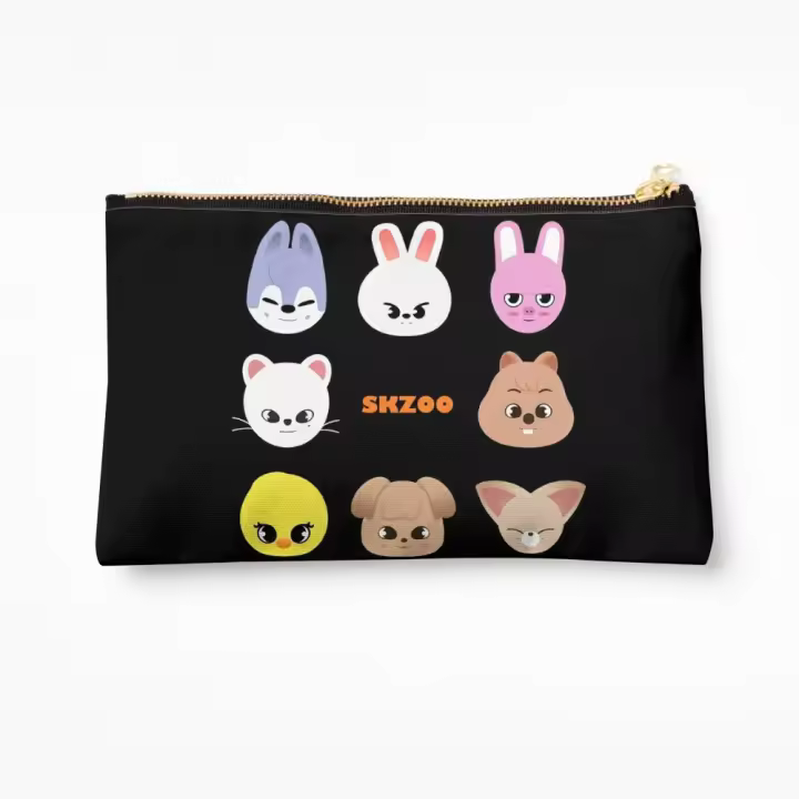 Neceser de maquillaje Skzoo Stray Kids Papel Tyvek estuches, cosméticos organizador de artículos de tocador, Bolsa de almacenamiento - 1