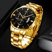 Reloj Deportivo Para Hombre De Lujo Fashion En Acero Inoxidable Con Correa De Cuero Reloj De Cuarzo Para Negocios Y Casual - details 3