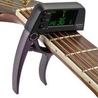 TCapo20 Multifuncional 2-en-1 Capó De Guitarra De Aleación De Aluminio Con Pantalla LCD Para Guitarra Acústica Folk Electrónica - details 6