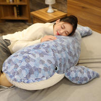 Gran Juguete De Peluche Tiburón Azul De Dibujos Animados Nuevos 150cm Animal Suave Para Bebés Cojín De Pez Ballena Regalos De Cumpleaños Para Niños - details 1