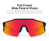 Gafas De Ciclismo Kapvoe Para Hombres Y Mujeres UV400 Lentes De Polímero Negro TR-90 Gafas De Sol Para Montar Bicicleta Camping Y Senderismo - details 4