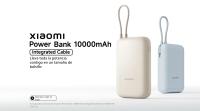 Official | Xiaomi Power Bank 10000mAh (Integrated Cable), Potencia Máxima de 22.5 W, Carga Rápida Bidireccional de Tipo C, Carga Tres Dispositivos Simultáneamente, Nueve Capas de Protección de Seguridad - details 0