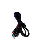charging cable 3 in 1 carga rapida 4 A 30w 1.2m cable trenzado nylon BEISK - details 2