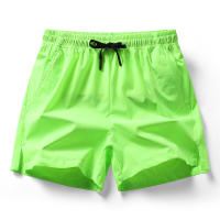 Shorts De Verano De Seda Helada Para Hombres Pantalones Deportivos Tres Partes Secado Rápido Running Fitness Elasticos Shorts De Baloncesto - details 5