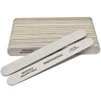 10pcs Archos De Uñas Profesionales 100/180 Papel De Hierro Con Madera Herramientas De Manicura Para Polvo De Gel Gris Fuerte Y Grueso - details 5