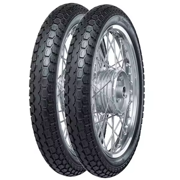 Neumático Moto Continental 2 1/2 -19 45J Kks10 F/R Tt Rf - 1
