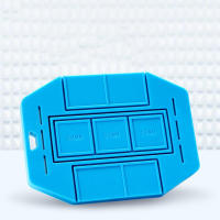 Pad De Silicona BGA Matriz De Aislamiento Universal Base Magnética Para Soldadura De CPU IC Herramientas De Reballing - details 1