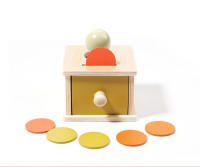 Juguetes De Madera Puzzle 2 En 1 Caja De Moneda Casa Juego De Objetos Permanencia Martillo Caja Caja De Bola Macarón Caja De Bola Batería Caja De Cajón - details 10