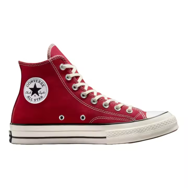 Zapatillas Converse Rojas Chuck 70 Rojo Garza con Parche de Piel Sintética - 1