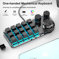 Teclado Mecánico RGB Personalizable Con 15 Teclas Y 3 Botones Para Hotswap Macro Para Photoshop Y Gaming Teclado Numérico Multifuncional Inalámbrico Romoral - details 2