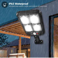 Luz Solar De Calle 100/200 LED IP65 Impermeable Con Sensor De Movimiento Y Control Remoto Para Jardín Y Patio Luz Exterior Solar Contemporánea - details 6