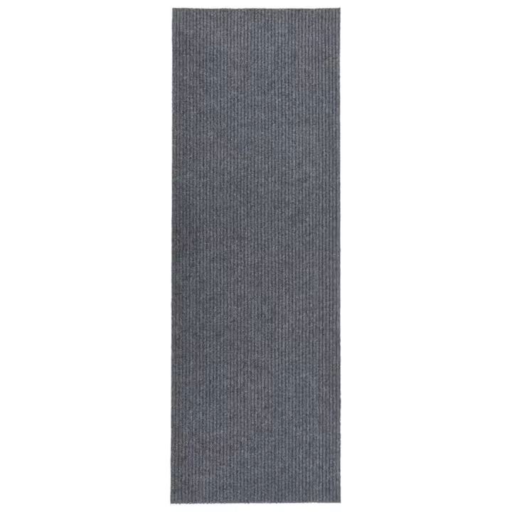 vidaXL Alfombra de pasillo atrapa suciedad 100x350 cm gris - 1