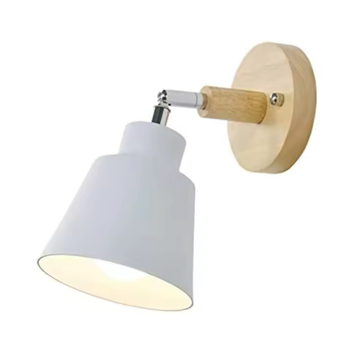 Luminarias Apliques Industrial Mural Blanco - 1