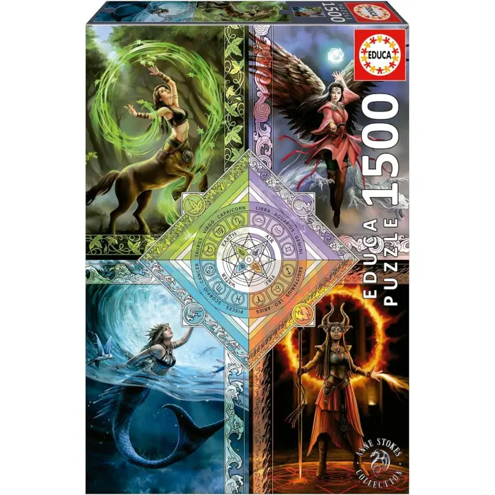 Educa Puzzle 1500 Elemental Magic Star Chart Medidas: 85 x 60 cm. Incluye Cola Fix Puzzle. A Partir de 14 años  Educa 19941 - 1