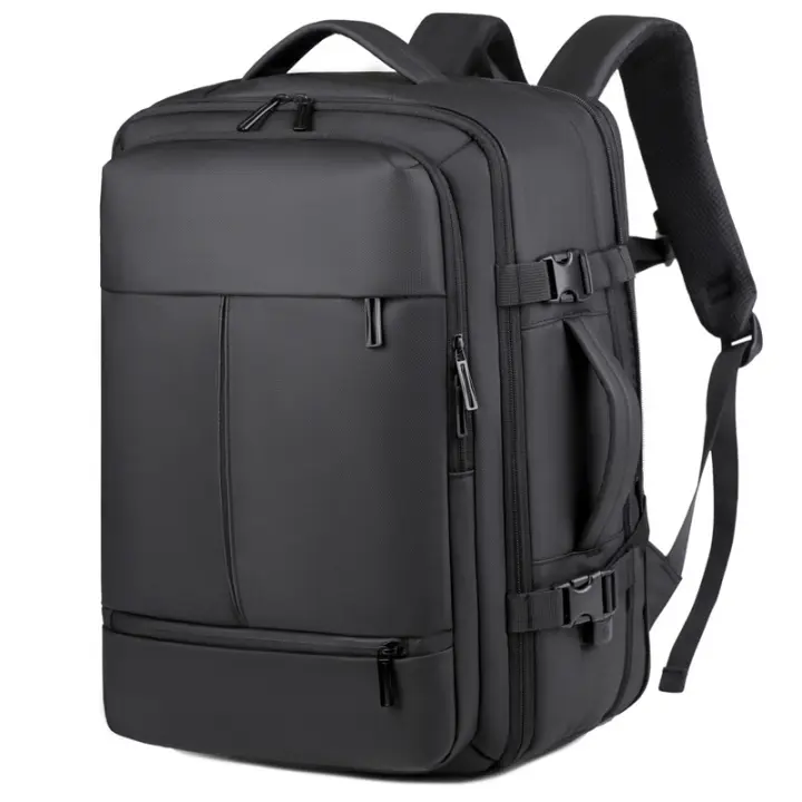 Mochila de viaje expandible para hombre, mochila multifuncional de gran capacidad para equipaje, mochila de viaje de corta distancia, mochila escolar - 1