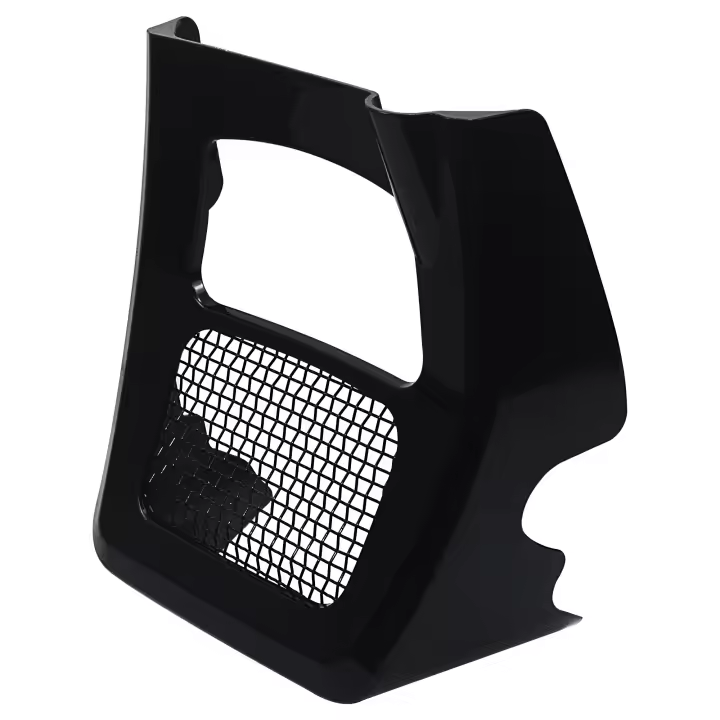 Cubierta De Barra De Radiador Y Spoiler Frontal Para Harley Road King Electra Street Glide FLHR FLTRX 17-2025 Negro Brillante Accesorio De Motocicleta - 1