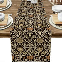 1pc Hermoso Telar De Mesa Vintage Con Floral De William Morris Decoración Para Comedor Familiar Fiesta De Vacaciones En La Cocina - details 4