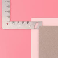Herramienta De Cubierta De Libro 5-en-1 En Acero Inoxidable Para Marcado De Libros De Scrapbooking Regla Y Guía De Talla Para Cuaderno Y Álbum - details 18