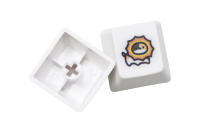 Keycap De Gato Calico Lindo Para Teclado Mecánico De Juego Con Estilo Meme Color Naranja Blanco Negro Subido Por Dye Compatible Con Stems MX - details 18