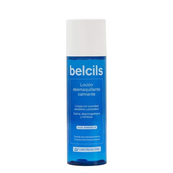BELCILS LOCION DESMAQUILLANTE CALMANTE limpia ojo sensible, descongestiona y refresca 150ml - 1