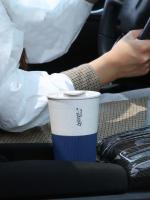 Taza De Café Portátil Doble Pared De Plástico Y Estraw Para Viajes Con Tapa Regalo Para Hombres Y Mujeres Taza De Bebida Ecológica - details 11