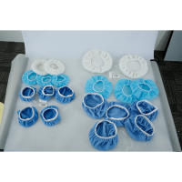 10pcs Pads De Pulido De Microfibra Para Coches 5-6 Pulgadas Polipulido Para Lijadora Orbital Y Polidor De Coche Color Azul Y Blanco - details 6