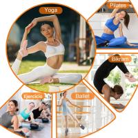 3 Pares De Calcetines De Yoga Para Mujer Antideslizantes Con Correas Para Ballet Y Pilates Deporte: Yoga Material: Algodón Talla: EUR 35-40 US 4.5-8.5 - details 4