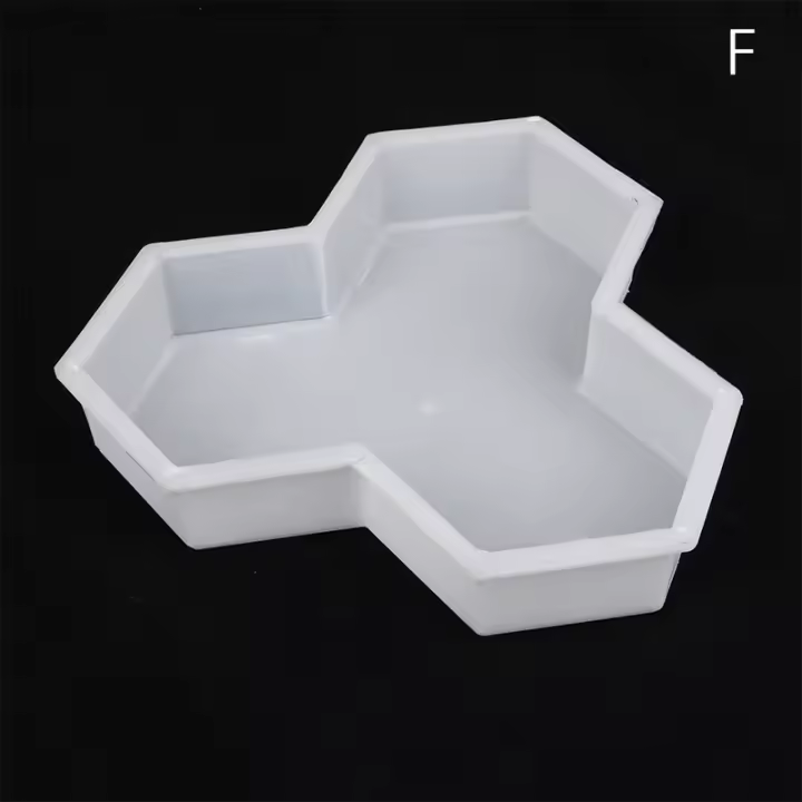 Molde De Plástico Para Camino DIY Fabricante Molde De Jardín Con Agujero En El Medio Para Hormigón Armado - 1