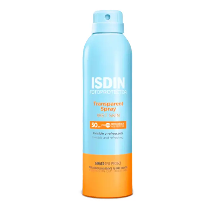 ISDIN - Fotoprotector Wet Skin Transparent Spray SPF50+ - 1
