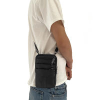 Bolso De Hombro Para Hombre Estilo Vintage Multicapa De Cuero Legítimo Y PU Bolso De Cintura Ligero Moda Viaje Exterior - details 1
