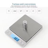 Báscula De Cocina Digital Precisa 3Kg/500G 0.01g Para Alimentos Dieta Joyería Medición LCD Equilibrio Postal - details 1