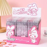 Sanrio 12pcs Bolígrafos Gel De 0.5mm Negro Para Estudiantes Con Diseños Lindos De Kuromi Melody Cinnamoroll Pochacco Suministros Escolares Y De Oficina - details 3
