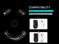 Ruedas De Ratón MOSHOU Para Gaming Inalámbrico Piezas De Repuesto De Pies De Ratón Compatible Con Razer DeathAdder V3 pro - details 1