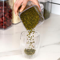 FAIS DU Juego De Botellas De Almacenamiento Para Alimentos Con Tapa Organizador De Cocina Piletas Superpilas a Prueba De Polvo Y Humedad Accesorios De Cocina - details 4