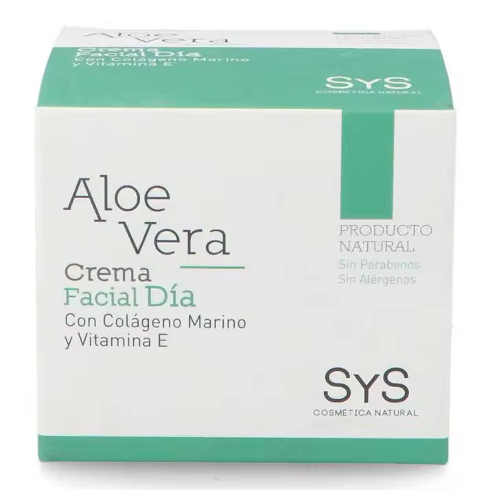 Laboratorio SYS Crema Facial Aloe Vera 50Ml. Laboratorios S&S - Hidrata y Nutre la Piel - 1