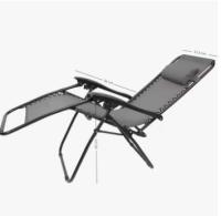 NAKLOE - Tumbona plegable - (Pack 2) - Tumbona - Tumbonas plegables - Tumbona plegable jardin - Tumbona plegables exterior - details 0