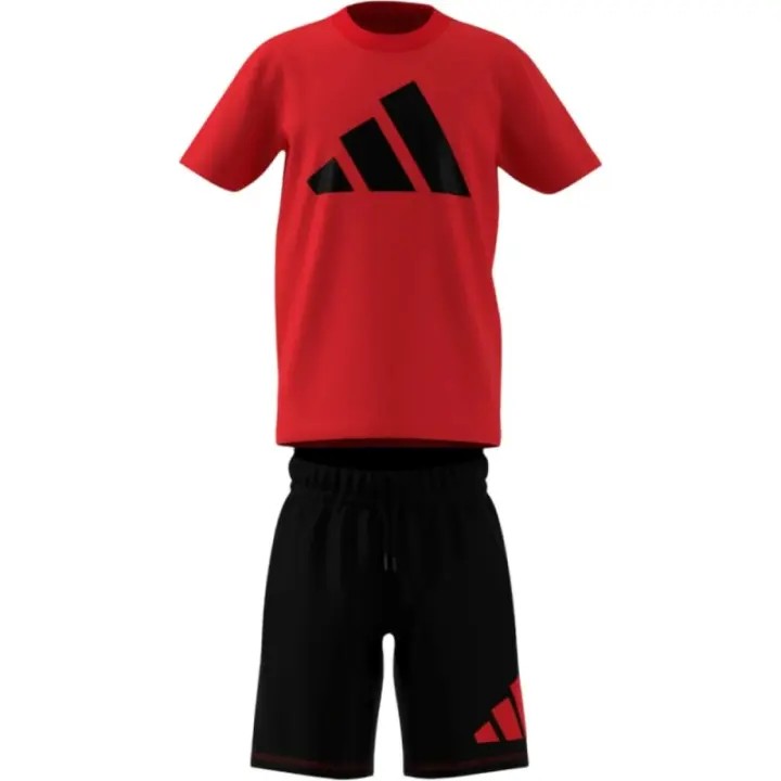 Conjunto Rojo ADIDAS J BL T-SET PURRUB/BLACK NIÑO - 1