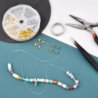 Kit De Joyería Para Fabricación De Pulseras Y Collares Con 500 Piezas De Abrazaderas De Cangrejo Anillos Abiertos Y Crimpas Para Bolas - details 7