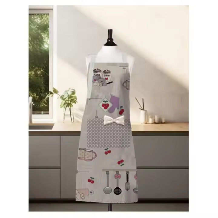 TODOBIEN STORE - Delantal de cocina de 60 x 90 cm, ajustable, para adultos, ideal para chef, jardinería, cafetería, barbacoa, pintura y repostería. Impermeable. - 1