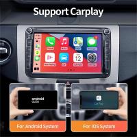 Reproductor Multimedia 2 Din para Volkswagen Golf 5 Transporter Volkswagen Passat B6 Polo Jetta Skoda Seat Android 13,0 Carplay Radio GPS para Coche - details 1