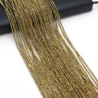 Piedras Naturales Esmeralda Brillante Pequeñas Perlas De Cuarzo Para Hacer Joyas Collar Pulsera Accesorios 14 Pulgadas - details 4