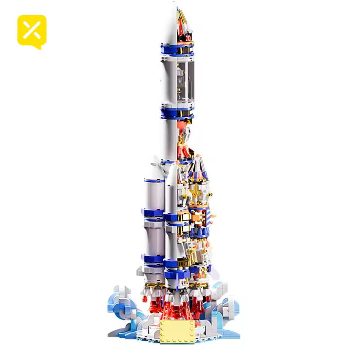 ToylinX 1099PCS Bloques De Construcción Espacial Exploración Rocket Juguete Coleccionable Para Adultos Regalos Festivos Navidad Halloween Pascua - 1