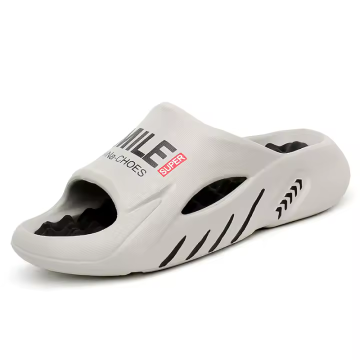 Zapatillas De Masaje Para Hombre Sandalias De Interior Y Exterior Para La Playa Zapatos Casuales Con Suela Cómoda Tamaño True Fit Para Verano - 1
