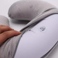 Almohada De Cuello U Inflable De Espuma De Memoria Para Alivio De Fatiga Ideal Para Viajes Y Descanso Cabeza Soporte Cómodo Almohadón - details 6