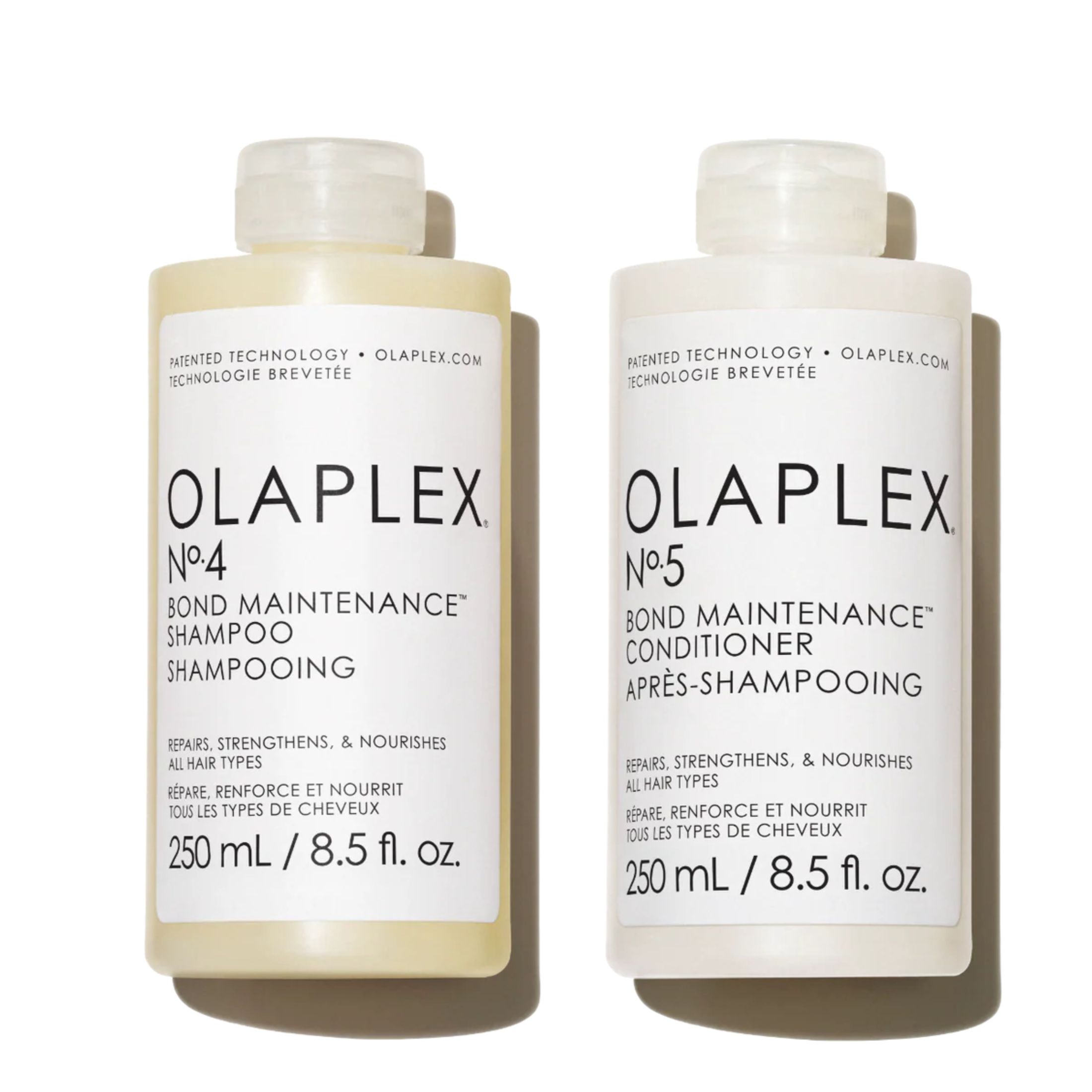 Pack Olaplex Nº.4 + Nº.5 Bond Maintenance® – Champú y Acondicionador Reparadores para Todo Tipo de Cabello